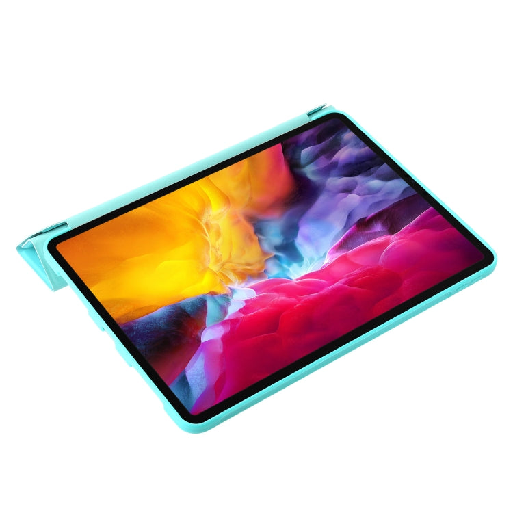 For iPad Pro 11 2024 TPU Deformation Flip Leather Tablet Case with Holder(Mint Blue) - iPad Pro 11 2024 Cases by PMC TechLife | Online Shopping South Africa | PMC TechLife | Buy Now Pay Later Mobicred