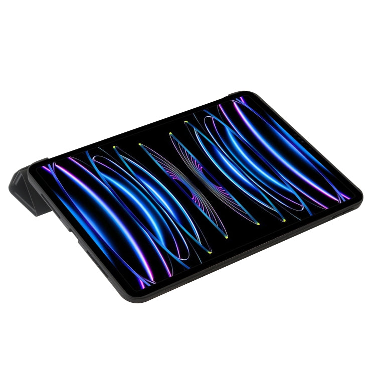 For iPad Pro 13 2024 TPU Deformation Flip Leather Tablet Case with Holder(Black) - iPad Pro 13 2024 Cases by PMC TechLife | Online Shopping South Africa | PMC TechLife | Buy Now Pay Later Mobicred