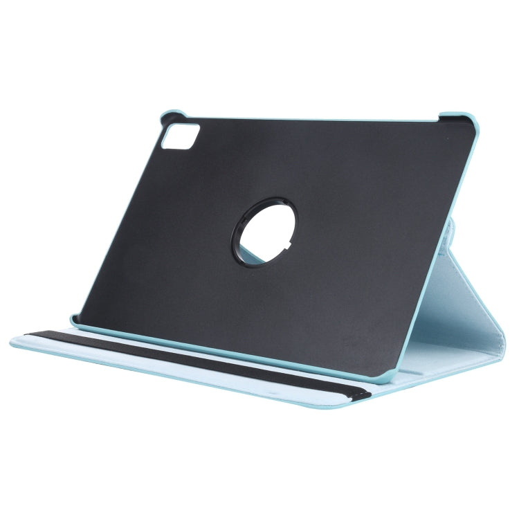 For iPad Air 13 2024 360 Degree Rotation Litchi Texture Leather Tablet Case with Holder(Sky Blue) - iPad Air 13 2024 Cases by PMC TechLife | Online Shopping South Africa | PMC TechLife | Buy Now Pay Later Mobicred