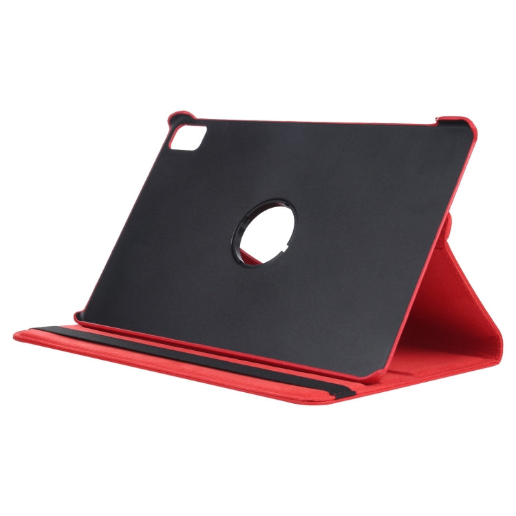 For iPad Air 11 2024 360 Degree Rotation Litchi Texture Leather Tablet Case with Holder(Red) - iPad Air 11 2024 Cases by PMC TechLife | Online Shopping South Africa | PMC TechLife | Buy Now Pay Later Mobicred