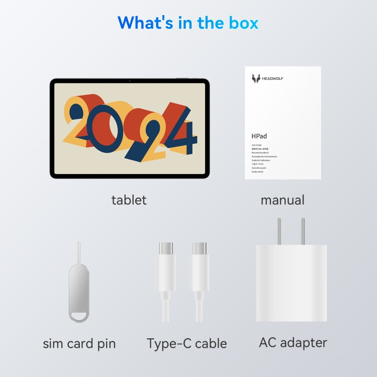 HEADWOLF Hpad6 4G LTE Tablet PC, 8GB+256GB, 11.97 inch Android 14 MT8781 Octa Core Support Dual SIM, Global Version with Google Play(Dark Grey) - free shipping - PMC TechLife - Order now!