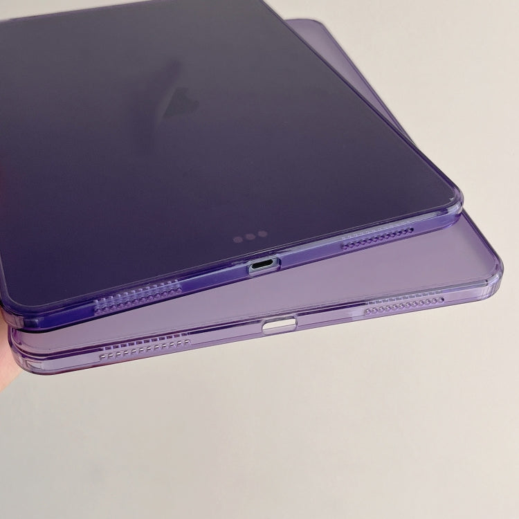 For iPad Air 13 2024 / Pro 12.9 2022 Skin-feeling Crystal Clear Acrylic Tablet Case(Purple) - iPad Pro 12.9 (2022/2021) Cases by PMC TechLife | Online Shopping South Africa | PMC TechLife | Buy Now Pay Later Mobicred