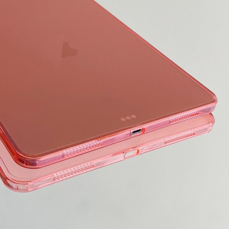 For iPad Air 11 2025 / 2024 Skin-feeling Crystal Clear Acrylic Tablet Case(Pink) - iPad Air 11 2025 / 2024 Cases by PMC TechLife | Online Shopping South Africa | PMC TechLife | Buy Now Pay Later Mobicred