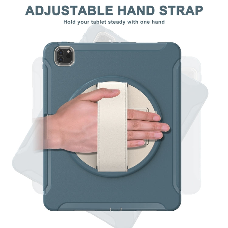 For iPad Air 11 2024 / Air 11 2025 Spider Wheel Silicone Hybrid PC Tablet Case(Cornflower Blue) - iPad Air 11 2025 / 2024 Cases by PMC TechLife | Online Shopping South Africa | PMC TechLife | Buy Now Pay Later Mobicred