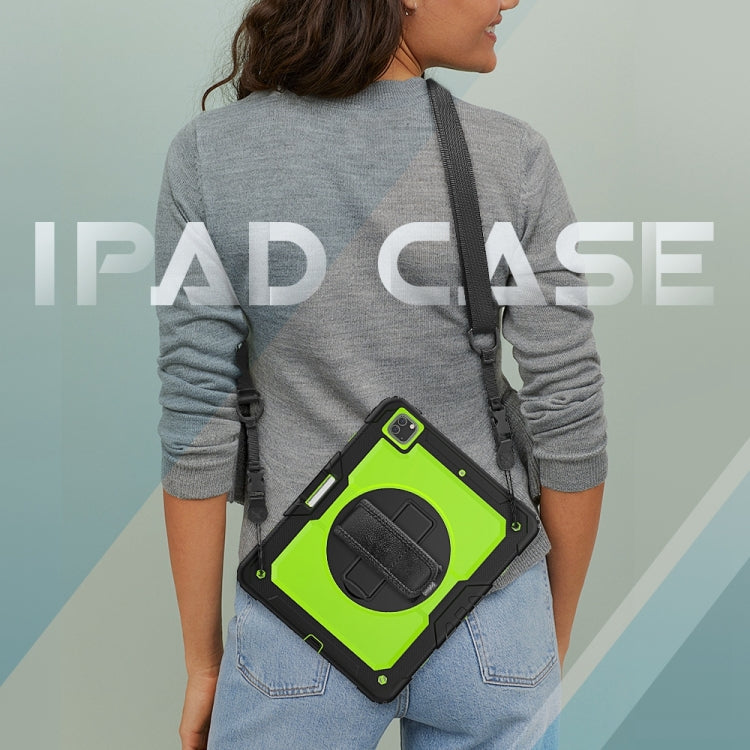For iPad Pro 13 2024 Silicone + PC Tablet Protective Case(Yellow Green+Black) - iPad Pro 13 2024 Cases by PMC TechLife | Online Shopping South Africa | PMC TechLife | Buy Now Pay Later Mobicred