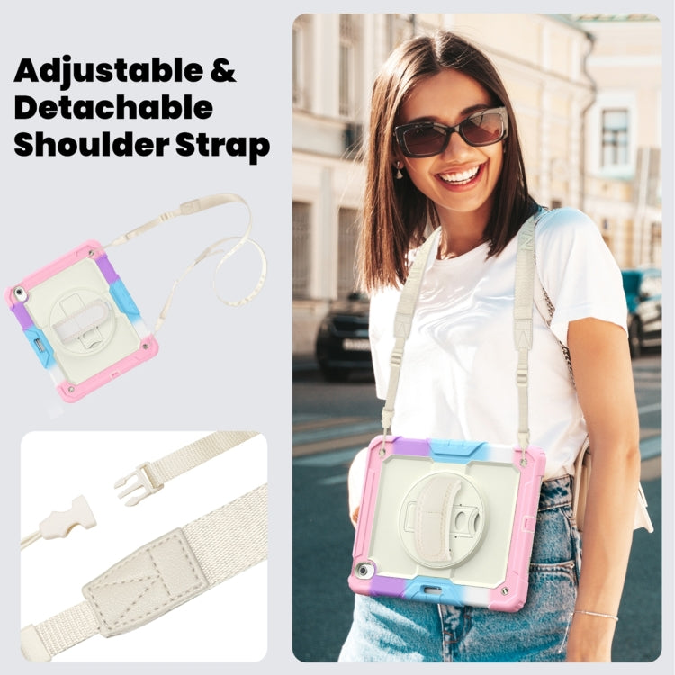 For iPad Air 13 2024 Silicone + PC Tablet Protective Case(Rainbow Pink) - iPad Air 13 2024 Cases by PMC TechLife | Online Shopping South Africa | PMC TechLife | Buy Now Pay Later Mobicred