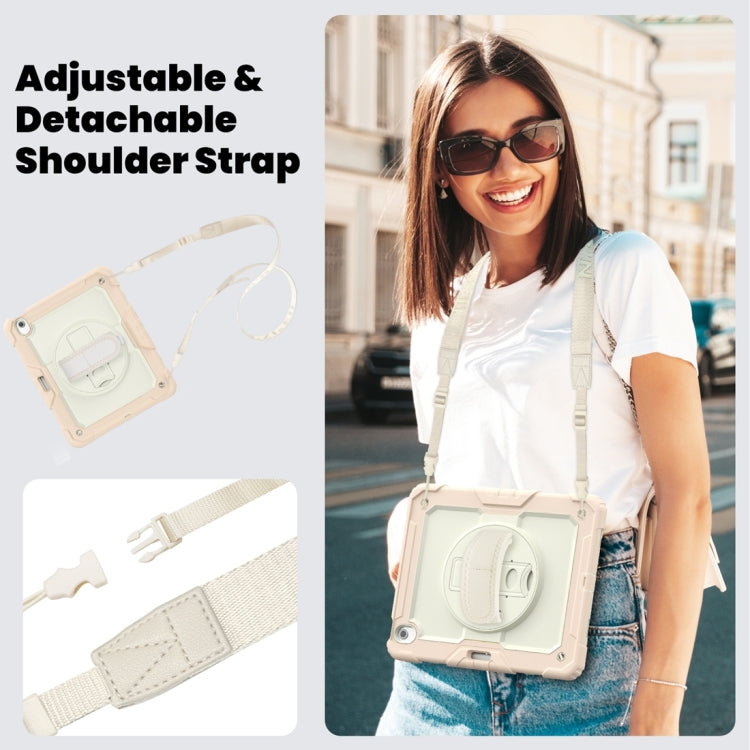 For iPad Air 13 2024 Silicone + PC Tablet Protective Case(Cream+Rose Gold) - iPad Air 13 2024 Cases by PMC TechLife | Online Shopping South Africa | PMC TechLife | Buy Now Pay Later Mobicred