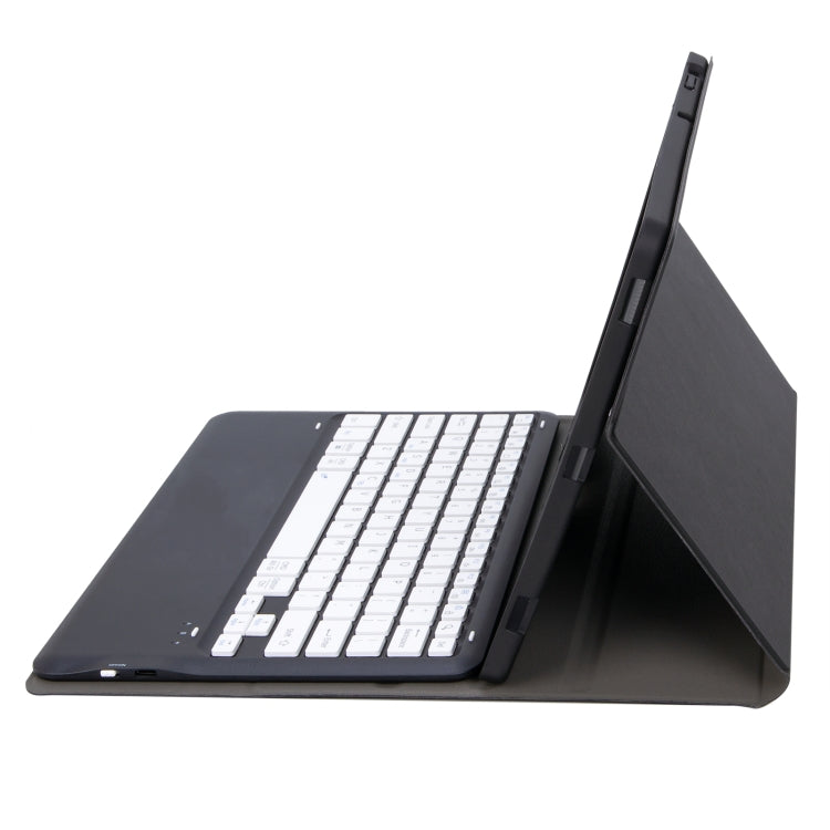 For iPad Pro 13 2024 A13B Detachable Ultra-Thin Bluetooth Keyboard Leather Tablet Case with Pen Slot(Black White) - For iPad Pro by PMC TechLife | Online Shopping South Africa | PMC TechLife | Buy Now Pay Later Mobicred