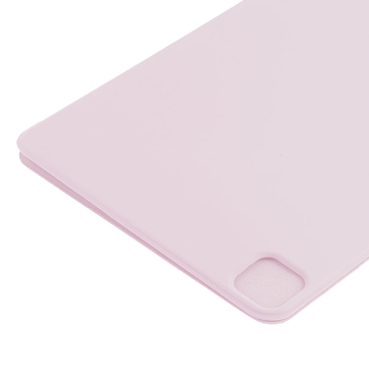 For iPad Pro 13 2024 Double-sided Clip Non-buckle Magnetic PU Smart Tablet Case(Pink) - iPad Air 13 2025 / 2024 Cases by PMC TechLife | Online Shopping South Africa | PMC TechLife | Buy Now Pay Later Mobicred