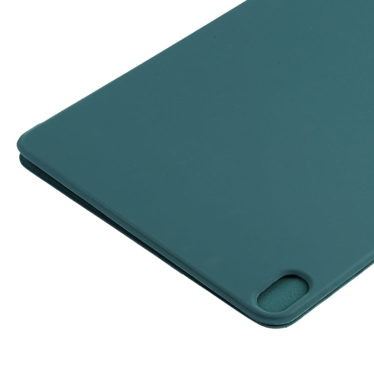 For iPad Air 11 2025 / 2024 Double-sided Clip Non-buckle Magnetic PU Smart Tablet Case(Dark Green) - iPad Air 11 2025 / 2024 Cases by PMC TechLife | Online Shopping South Africa | PMC TechLife | Buy Now Pay Later Mobicred