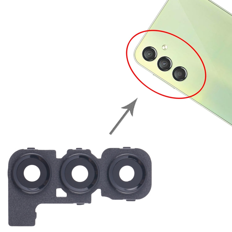 For Samsung Galaxy A24 4G SM-A245F 10pcs Original Rear Camera Lens Cover(Black) - free shipping - PMc TechLife - Order now!