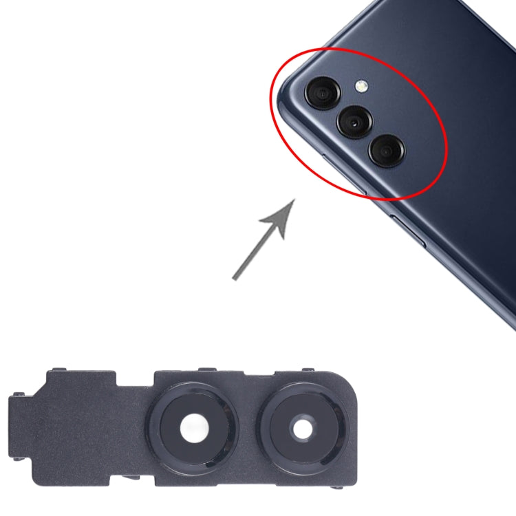 For Samsung Galaxy M14 SM-M145F 10pcs Original Rear Camera Lens Cover(Black) - free shipping - PMc TechLife - Order now!