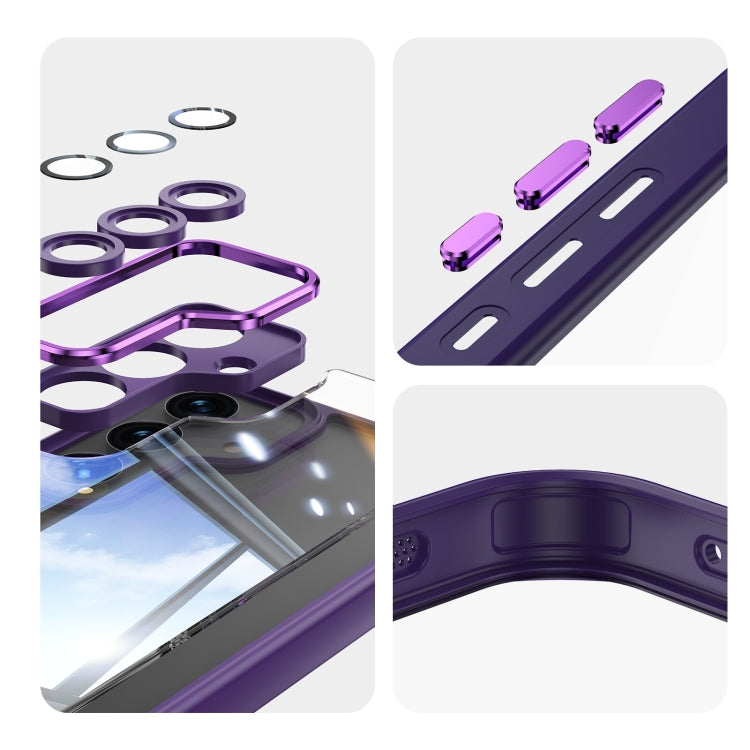 For Samsung Galaxy S25+ 5G Acrylic Hybrid TPU Armor Shockproof Phone Case(Purple) - Galaxy S25+ 5G Cases by PMC Jewellery | Online Shopping South Africa | PMC Jewellery | Buy Now Pay Later Mobicred