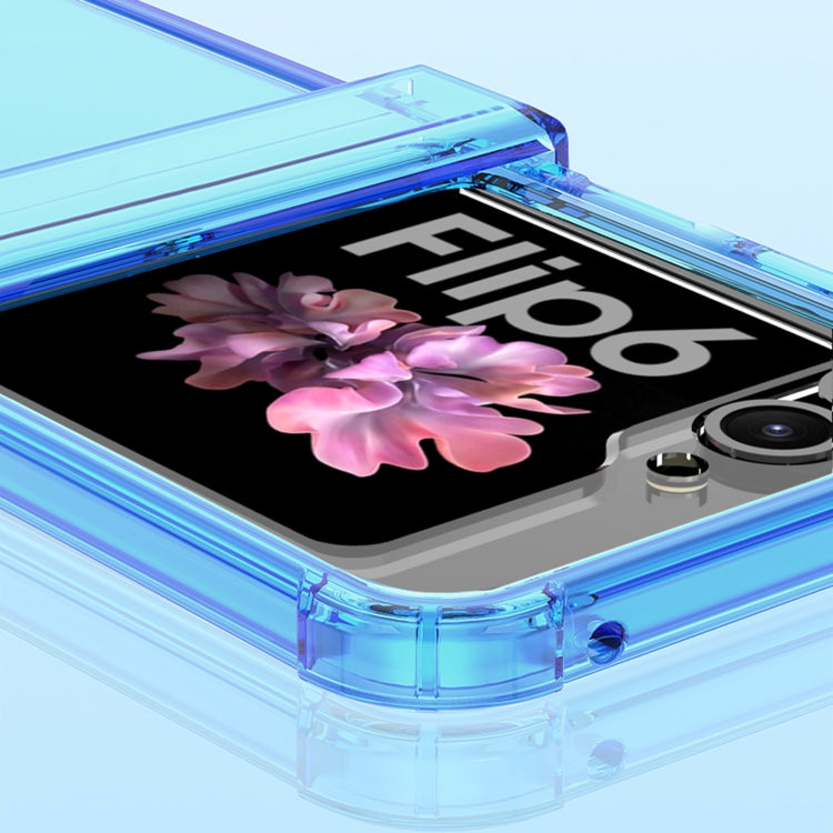 For Samsung Galaxy Z Flip6 / Flip7 FE GKK Airbag Hinge Full Coverage Phone Case with Tempered Film(Transparent) - free shipping - PMC Jewellery - Order now!