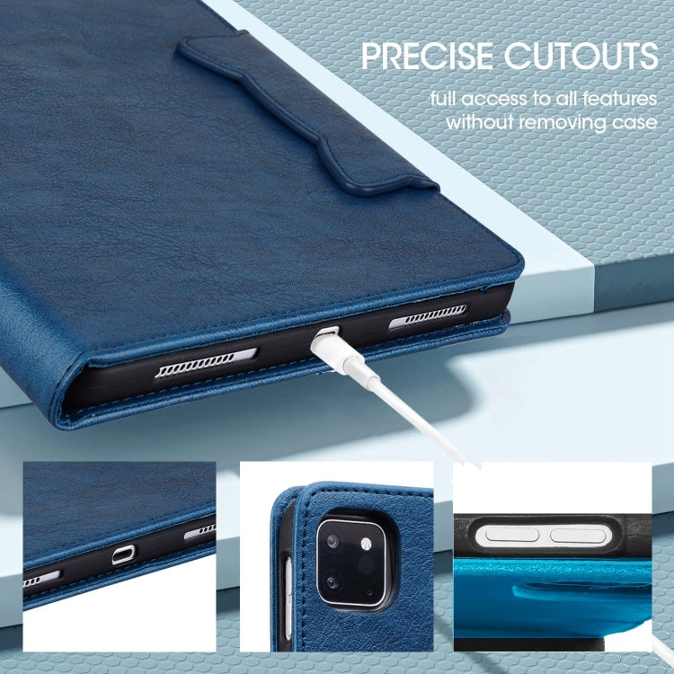 For Honor Pad X9 / X8 Pro Cat Buckle Leather Tablet Case(Royal Blue) - Honor by PMC TechLife | Online Shopping South Africa | PMC TechLife | Buy Now Pay Later Mobicred