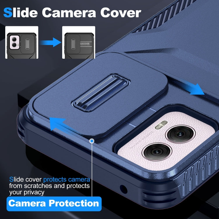 For Motorola Moto G Power 5G 2024 Sliding Camshield Phone Case(Blue) - Motorola Cases by PMC Jewellery | Online Shopping South Africa | PMC Jewellery | Buy Now Pay Later Mobicred