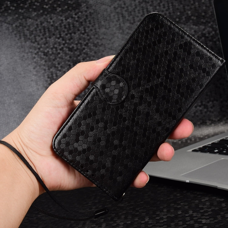 For Blackview Oscal Modern 8 / Color 8 Honeycomb Dot Texture Leather Phone Case(Black) - More Brand by PMC TechLife | Online Shopping South Africa | PMC TechLife | Buy Now Pay Later Mobicred