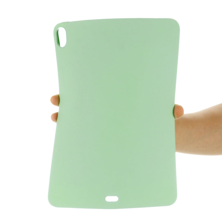 For iPad Air 13 2024 Pure Color Liquid Silicone Shockproof Tablet Case(Green) - iPad Air 13 2024 Cases by PMC TechLife | Online Shopping South Africa | PMC TechLife | Buy Now Pay Later Mobicred