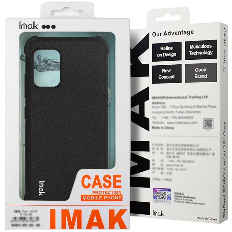 For Samsung Galaxy S24 FE 5G imak Shockproof Airbag TPU Phone Case(Matte Black) - free shipping - PMC Jewellery - Order now!