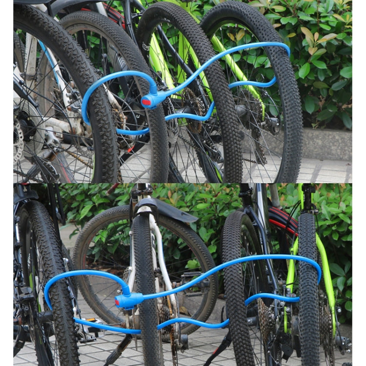 Bicycle Portable Anti-theft Lock Steel Cable Lock with Lock Frame, Style:B Style 120cm Black - Bicycle Locks & Bicycle Pumps by PMC TechLife | Online Shopping South Africa | PMC TechLife