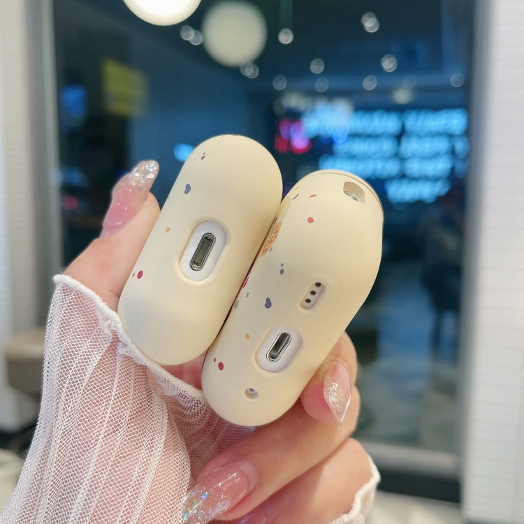 For AirPods 3 Cookies Pattern Earbuds Box Frosted TPU Case(Beige) - For AirPods 3 by PMC Jewellery | Online Shopping South Africa | PMC Jewellery | Buy Now Pay Later Mobicred