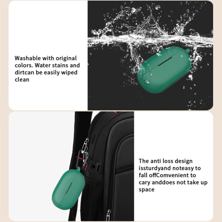 For Beats Solo Buds Wireless Earphones Silicone Protective Case(Dark Green) - Other Case by PMC Jewellery | Online Shopping South Africa | PMC Jewellery | Buy Now Pay Later Mobicred