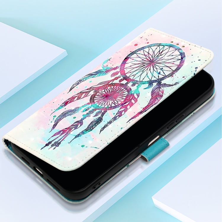 For Samsung Galaxy S25+ 5G 3D Painting Horizontal Flip Leather Phone Case(Color Drop Wind Chimes) - Galaxy S25+ 5G Cases by PMC Jewellery | Online Shopping South Africa | PMC Jewellery | Buy Now Pay Later Mobicred