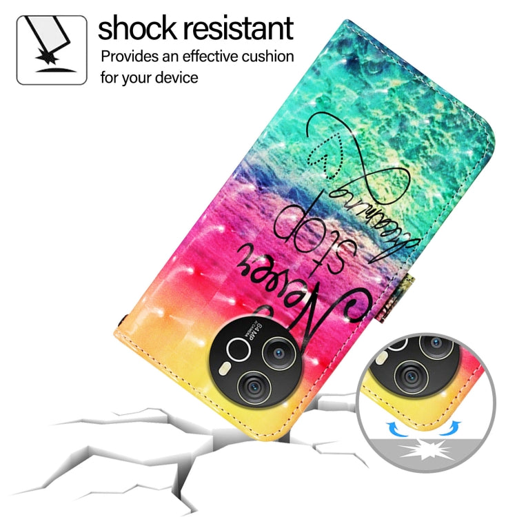 For Blackview Shark 8 3D Painting Horizontal Flip Leather Phone Case(Chasing Dreams) - More Brand by PMC TechLife | Online Shopping South Africa | PMC TechLife | Buy Now Pay Later Mobicred