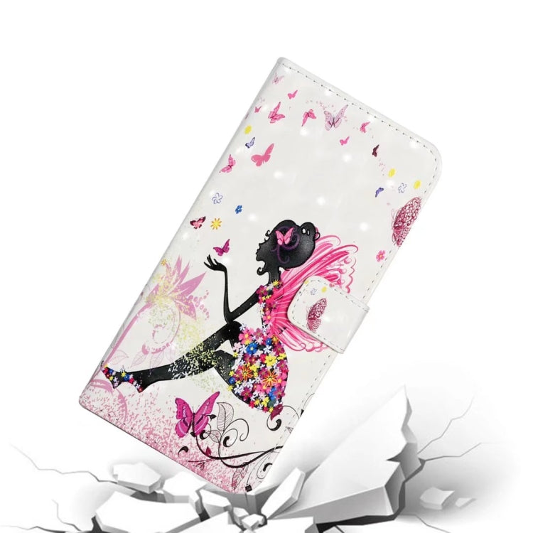 For Samsung Galaxy S25 5G Oil Embossed 3D Drawing Leather Phone Case(Flower Fairy) - Galaxy S25 5G Cases by PMC TechLife | Online Shopping South Africa | PMC TechLife | Buy Now Pay Later Mobicred