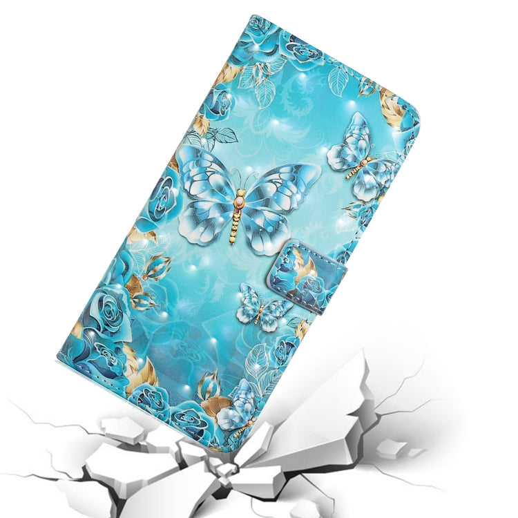 For Samsung Galaxy S25 Ultra 5G Oil Embossed 3D Drawing Leather Phone Case(Blue Butterflies) - Galaxy S25 Ultra 5G Cases by PMC TechLife | Online Shopping South Africa | PMC TechLife | Buy Now Pay Later Mobicred