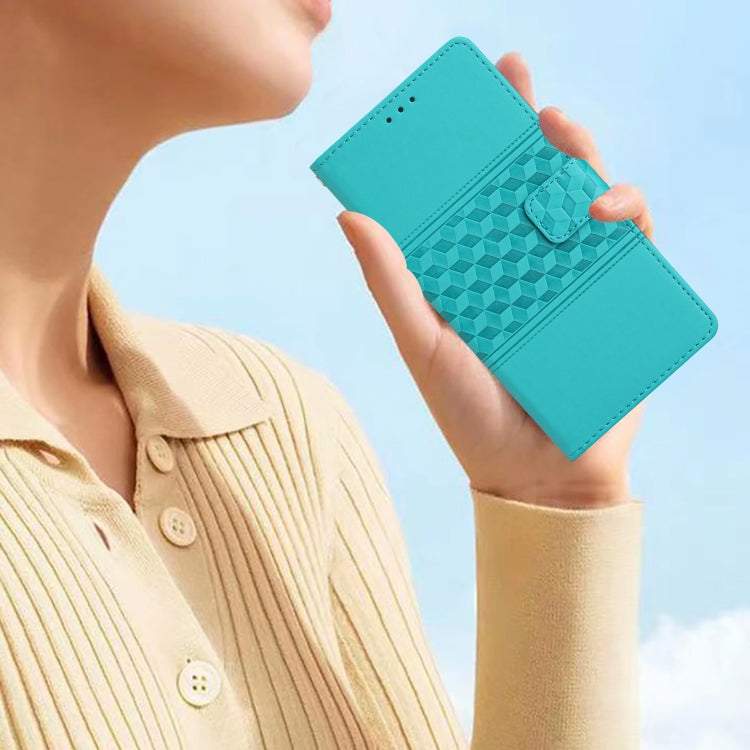For Samsung Galaxy S25 Ultra 5G Diamond Embossed Skin Feel Leather Phone Case(Blue) - Galaxy S25 Ultra 5G Cases by PMC Jewellery | Online Shopping South Africa | PMC Jewellery | Buy Now Pay Later Mobicred