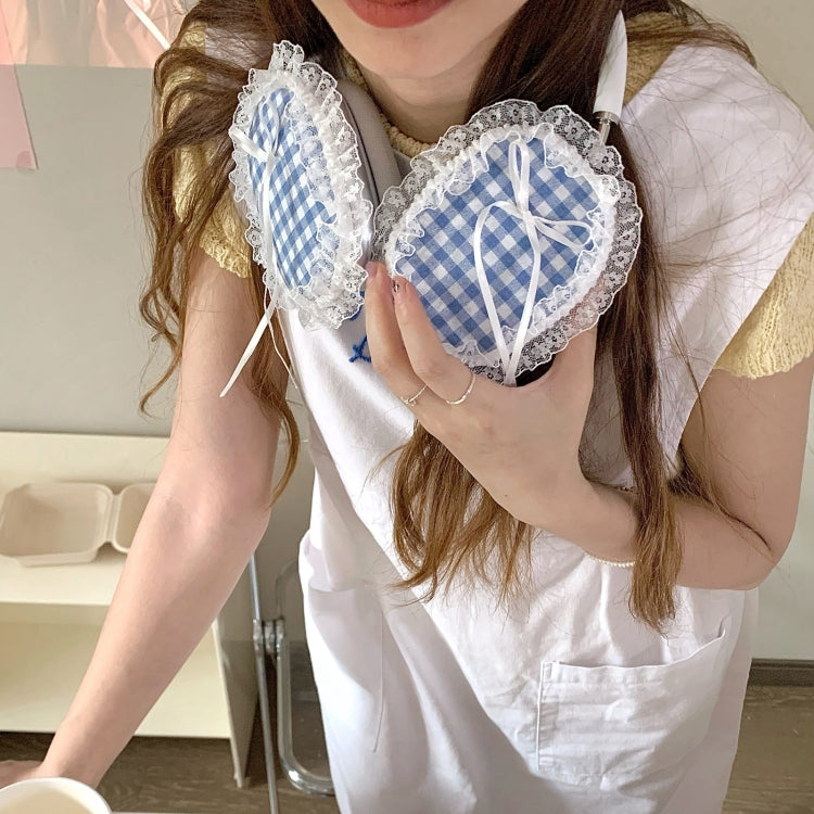 For Apple AirPods Max Headphones Lattice Lace Protective Case(Blue) - For AirPods Max by PMC Jewellery | Online Shopping South Africa | PMC Jewellery | Buy Now Pay Later Mobicred