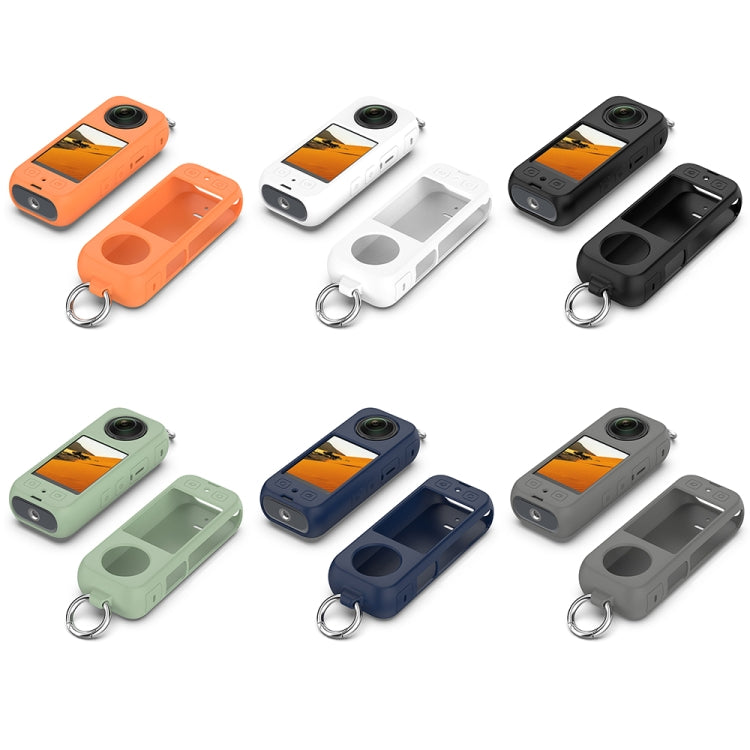 For Insta 360 X4 Portable Silicone Protective Case(Dark Grey) - Case & Bags by PMC TechLife | Online Shopping South Africa | PMC TechLife | Buy Now Pay Later Mobicred