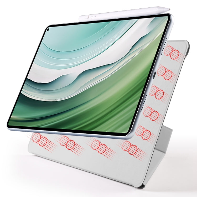 For Huawei MatePad Pro 11 2024 / 2022 Fixed Buckle Magnetic Deformation Leather Tablet Case(Grey) - Huawei by PMC Jewellery | Online Shopping South Africa | PMC Jewellery | Buy Now Pay Later Mobicred