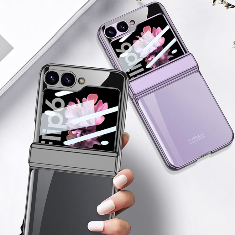 For Samsung Galaxy Z Flip6 / Flip7 FE GKK Integrated Magnetic Fold Hinge Shockproof Phone Case(Purple) - free shipping - PMC Jewellery - Order now!