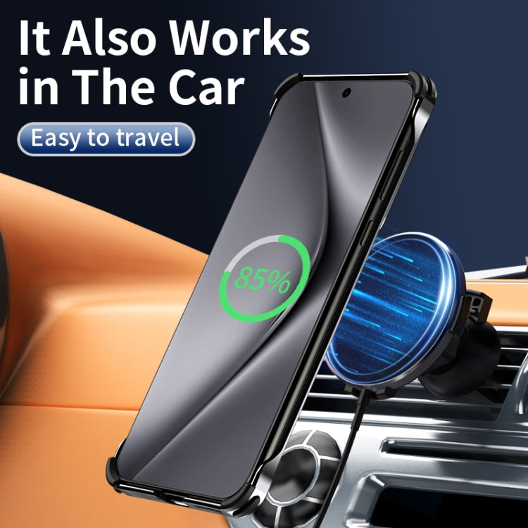 For Huawei Pura 70 Auspicious Cloud Series MagSafe Metal Phone Case with Bracket(Grey) - Huawei Cases by PMC Jewellery | Online Shopping South Africa | PMC Jewellery | Buy Now Pay Later Mobicred