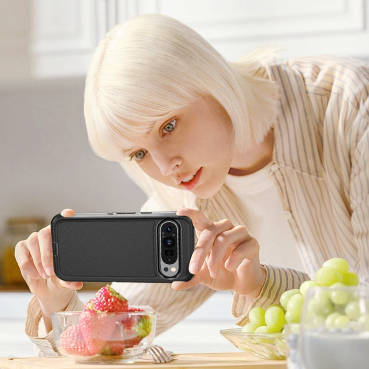 For Google Pixel 9 Pro Life Waterproof Rugged PC + Silicone Phone Case(Black) - Google Cases by PMC TechLife | Online Shopping South Africa | PMC TechLife | Buy Now Pay Later Mobicred