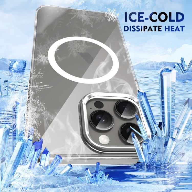 For iPhone 16 Pro Max Ice Feel HD Transparent MagSafe PC Full Coverage Phone Case(White) - iPhone 16 Pro Max Cases by PMC TechLife | Online Shopping South Africa | PMC TechLife | Buy Now Pay Later Mobicred