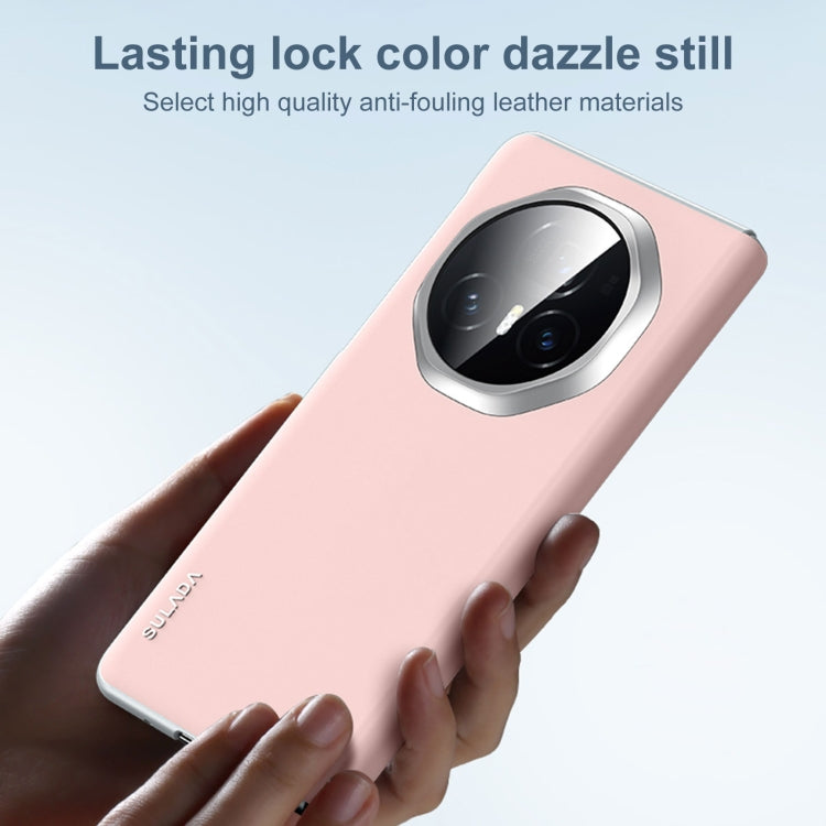 For Honor Magic V3 SULADA Skin Feel Liquid Leather Shockproof Phone Case(Purple) - free shipping - PMC TechLife - Order now!