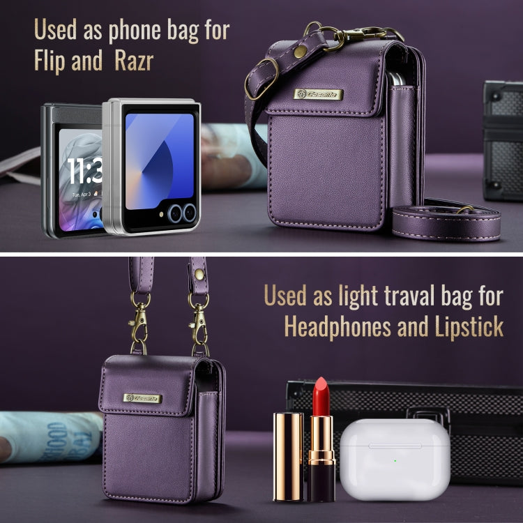 For Motorola Razr Series CaseMe Me50 Mini Lanyard Universal Bag(Purple) - free shipping - PMC Jewellery - Order now!