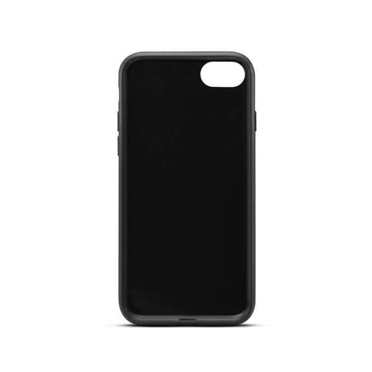 For iPhone 16e Denior D08 PU Single Card Slot Holder Phone Case(Blue) - iPhone 16e Cases by Denior | Online Shopping South Africa | PMC TechLife | Buy Now Pay Later Mobicred