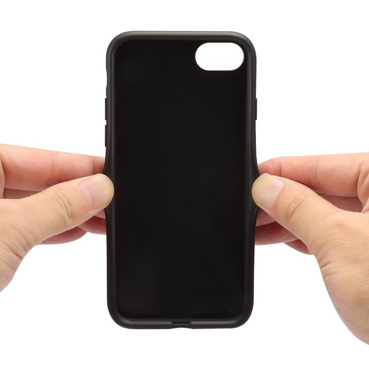 For iPhone 16e Denior D09 PU Dual Card Slot Back Cover Phone Case(Black) - iPhone 16e Cases by Denior | Online Shopping South Africa | PMC TechLife | Buy Now Pay Later Mobicred