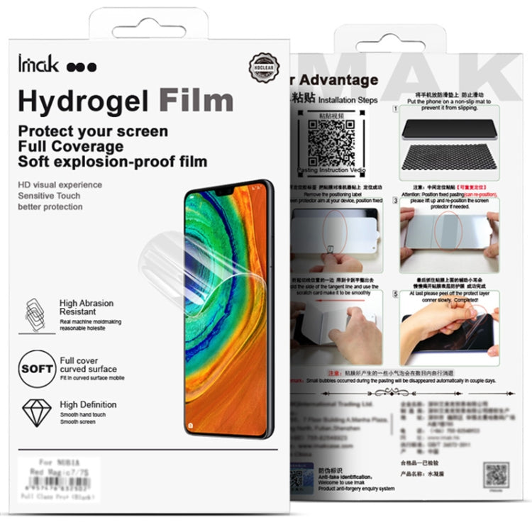 For iPhone 16 Pro imak 4th Generation Full Coverage Screen Hydrogel Film Protector - iPhone 16 Pro Tempered Glass by imak | Online Shopping South Africa | PMC Jewellery | Buy Now Pay Later Mobicred