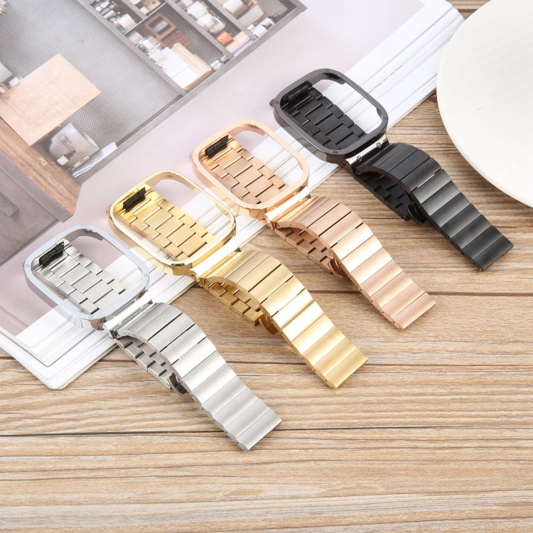 For Redmi Watch 3 Lite Frame Integrated One-bead Stainless Steel Watch Band(Gold) - free shipping - PMc TechLife - Order now!