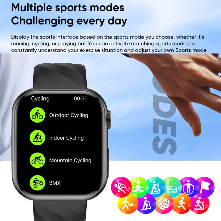 MT500 1.97 inch IP67 Waterproof Smart Watch, Support Electrocardiogram / Temperature Measurement(White) - Smart Watches by PMC TechLife | Online Shopping South Africa | PMC TechLife | Buy Now Pay Later Mobicred