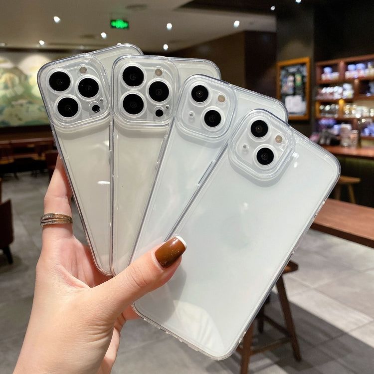 For iPhone 16e Angel Eye Straight Edge Full Cover TPU Phone Case(Transparent) - iPhone 16e Cases by PMC TechLife | Online Shopping South Africa | PMC TechLife | Buy Now Pay Later Mobicred