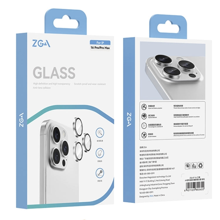For iPhone 16 Pro / 16 Pro Max ZGA AR Eagle Eye Phone Lens Film(Gray) - iPhone 16 Pro Max Tempered Glass by ZGA | Online Shopping South Africa | PMC Jewellery | Buy Now Pay Later Mobicred