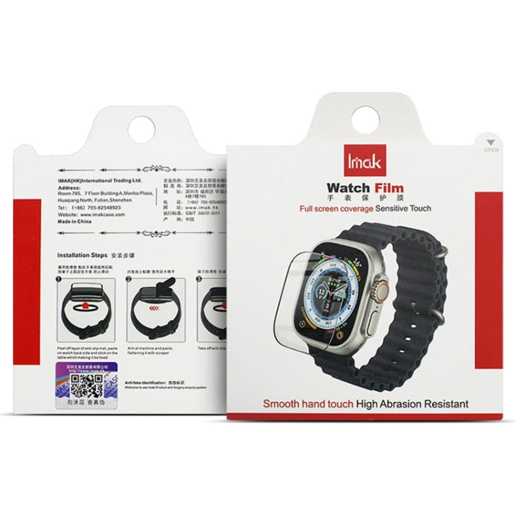 For Apple Watch Ultra 2 49mm IMAK Plexiglass HD Watch Protective Film - Screen Protector by imak | Online Shopping South Africa | PMC TechLife | Buy Now Pay Later Mobicred