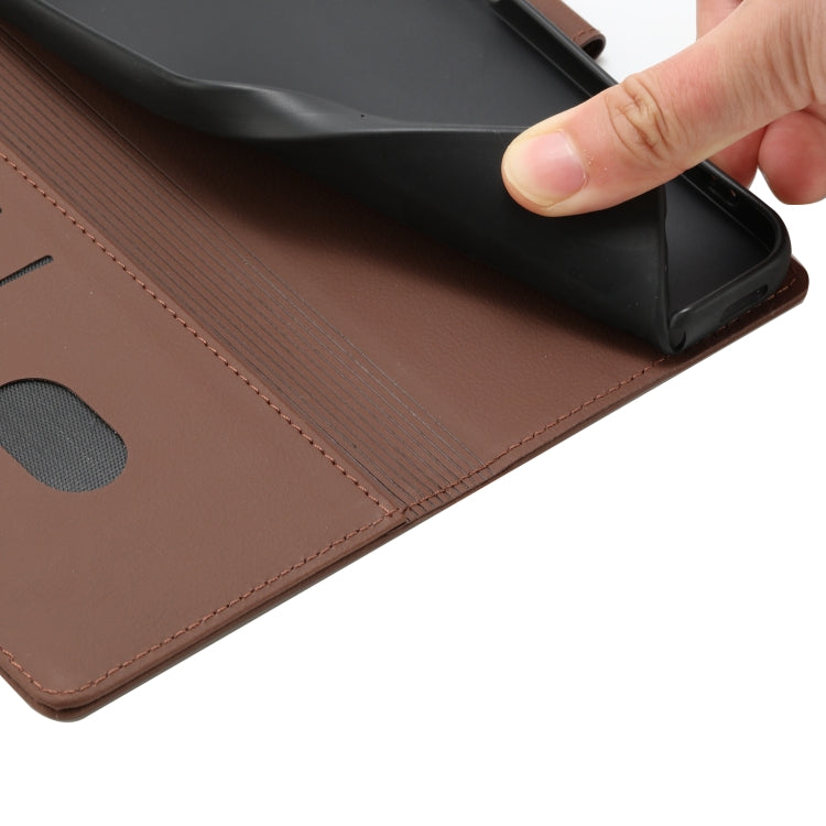 For Samsung Galaxy S25 Ultra 5G Cartoon Elephant Embossed Leather Phone Case(Brown) - Galaxy S25 Ultra 5G Cases by PMC Jewellery | Online Shopping South Africa | PMC Jewellery | Buy Now Pay Later Mobicred