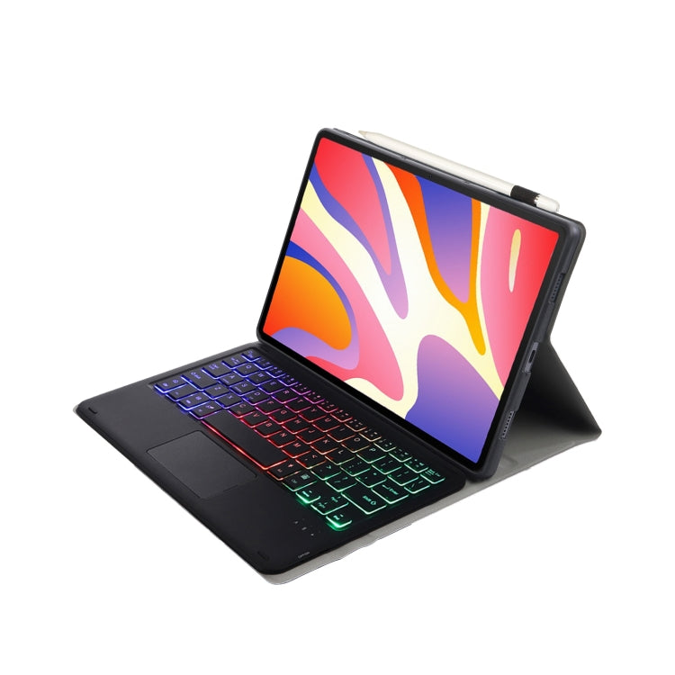 For Huawei MatePad SE 11 2024 AH21-AS Ultra-thin Detachable Backlight Bluetooth Keyboard Leather Tablet Case with Touchpad(Black) - Others Keyboard by PMC Jewellery | Online Shopping South Africa | PMC Jewellery | Buy Now Pay Later Mobicred